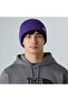Logo Box Cuffed Unisex Purple Outdoor Beanie