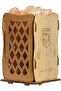 Himalayan Salt Lamp With Wooden Basket - Sheikh Hamdan Bin Muhammad Photo GH-CSL-065