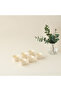 Hiba Textured 6-Piece New Bone China Kahwa Cup Set - 70 ml