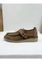 26K-001-R40228 Buckle Detail Genuine Leather Loafer Shoes for Women - 4