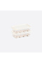 2-Piece Mini Silicone Ice Mold - 8-Compartment Ice Cube Container - Easy to Use - Ecru - 2
