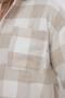 Men's Relax Fit Comfortable Cut Long Sleeve Pocket Checker Pattern Plaid Lapel Collar Winter Lumberjack Shirt - 3