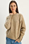 Women's Mink Sleeves Button Detailed Basic Knitwear Sweater Tk251107 60283668 - 4