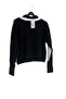 Black Buttoned Women's Cardigan - 2
