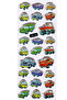 Sticker Embossed Sticker Notebook Planner Label (Cb556) 16X7 Cm- Colorful Cars