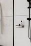 25cm Lifetime Stainless Steel Shower Shelf, Adhesive Mount Bathroom Shelf, Mondern Shampoo Holder - 5