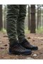 0116 Black Men's Daily Personality Water Cold Resistant Zipper Sports Boots - 2