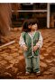 Petit Paris Green Velvet Suit - 5