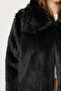 Short Faux Fur Coat Lxa0002 Black - 5