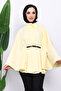 Yellow Belted Gabardine Poncho - 3
