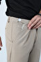 Hidden Waist Elastic Flexible Fabric Slim Fit Pants - 6