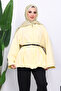 Yellow Pleated Lined Gabardine Jacket - 3