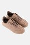 Women Lace Up Casual Shoes, Dark Taupe - 2