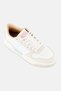 Women Brand Logo Lace Up Casual Shoes, White