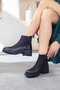 Women's Genuine Leather Non-Slip Sole Casual Boots - 3
