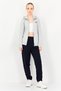 Women Sportswear Fit Long Sleeve Outdoor Hoodie, Light Grey - 4