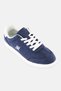 Women Brand Logo Lace Up Casual Shoes, Navy