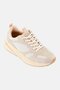 Women Lace Up Casual Shoes, Beige