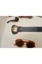 Special Design Buckle Women's Trouser Belt, Dress Belt, Coat Belt - 4