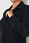 Women's Classic Secret Placket Slim Fit Pen Shirt - All Size Options - 4