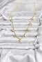 Brass Gold Color Star Model Women's Necklace - 2
