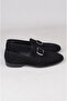Select 14000 Genuine Leather Buckle Special Edition Men's Shoes Black Suede - 4