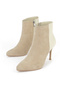 , Women's Genuine Leather Boots 1531030Z25104 Sand - 5