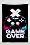 Vertical Gamer Wall Covering – Gaming Themed, High-Quality Fabric, Tapestry Wall Carpet - 2