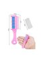 Hair Dyeing Comb 3Pcs in 1 Pack Hair Coloring Comb Pink Purple and Pink Bright Colors Easy to Apply - 2