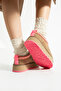 Valentine Suede Fur-Lined Colorful Sole Tazz Slippers - 4
