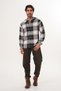 Men's Viscose Fabric Plaid Transitional Slim Fit Shirt - 2