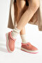Valentine Suede Fur-Lined Colorful Sole Tazz Slippers - 6