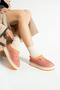 Valentine Suede Fur-Lined Colorful Sole Tazz Slippers - 8