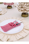 2Li Mia 3-Compartment Ruffled Spoon Rest / Napkin Holder - 3