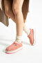 Valentine Suede Fur-Lined Colorful Sole Tazz Slippers - 7