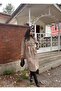 Women's epaulet waist belted lined stamp coat - 2