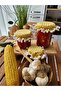 Yellow Gingham Canning Jar Lid Sleeve (6 Pieces) - 6