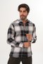 Men's Viscose Fabric Plaid Transitional Slim Fit Shirt - 5