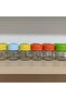 3 Pieces (6 cm) Glass Spice Jars – Stylish and Durable Seasoning Containers with Plastic Lids - 4