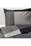 BRUNKRISSLA Duvet cover and 2 pillowcases, black, 240 x 220/50 x 80 cm - 4