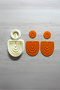 2 Different Polymer Clay Mold Sets with Abstract Patterns - 3