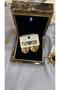 Design Egg Earrings Gold Steel Stainless Antiallergic - 4
