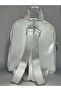 Girl's Plush Embroidered Glitter Mini Backpack with Ear Detail – Leather-Look Bag - 3