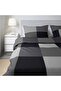 BRUNKRISSLA Duvet cover and 2 pillowcases, black, 240 x 220/50 x 80 cm - 5