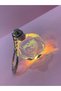 Illuminated Crystal Glass Color-Changing I Love You Keychain - 3