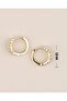 Zyra Baguette Stone Hoop Xuping Earrings - 3
