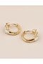 Zyra Baguette Stone Hoop Xuping Earrings - 2