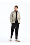 Standard Shape Shirt Collar Men's Stamp Coat - 4
