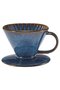 GLADELIG Coffee filter, ceramic/blue