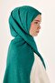 Cotton Polyester Liva Shawl Green Non-Slip Tok Duruşlu 90X200 - 6
